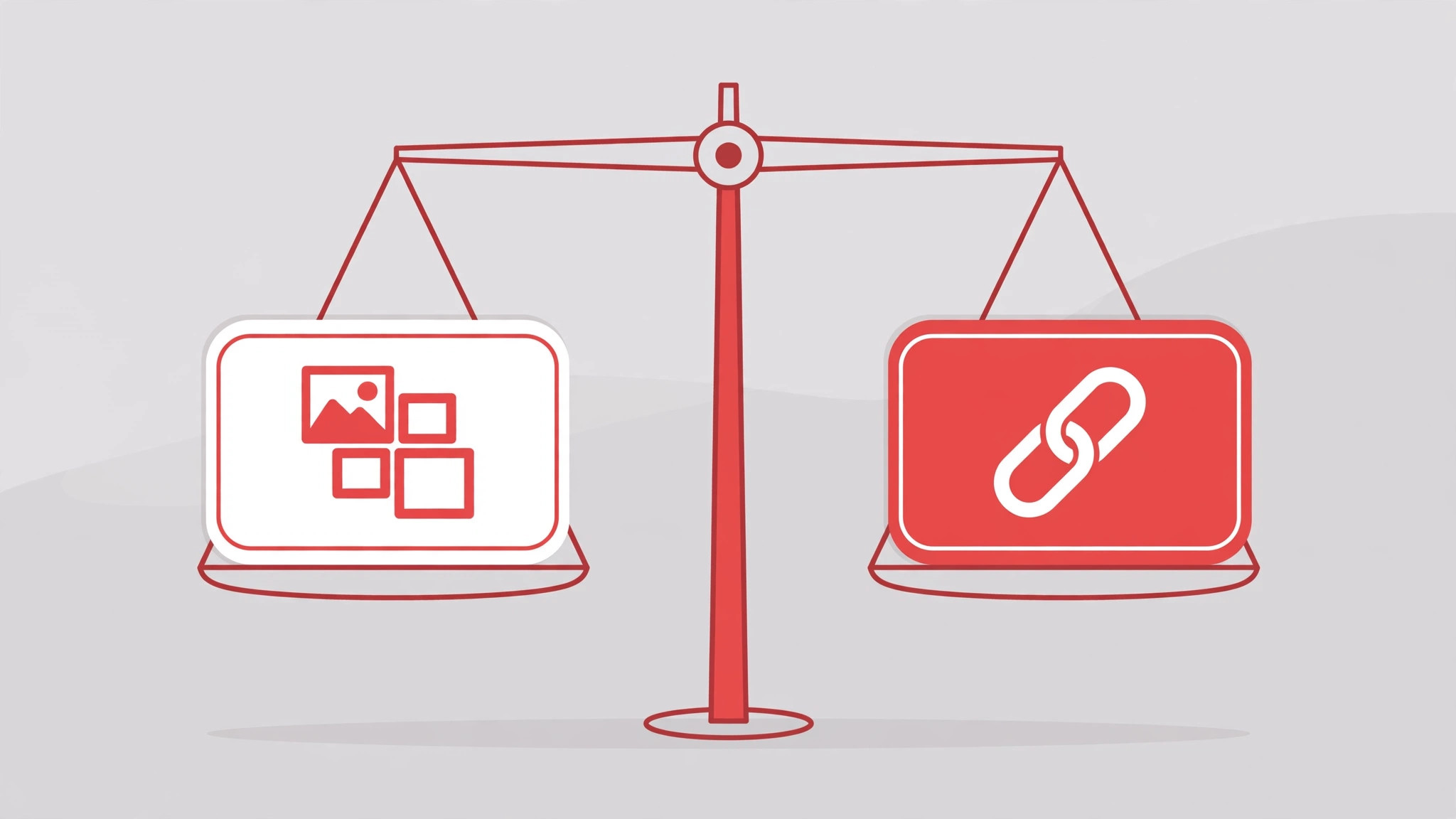 Comparison illustration of Imgur versus free image to URL tools
